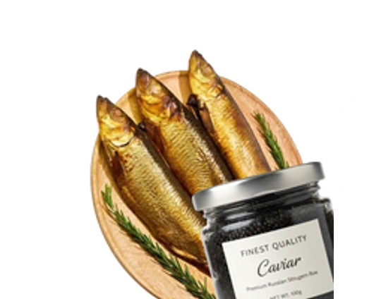 أسماك مدخنه ومملحه