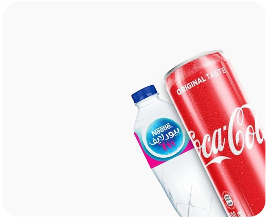 المياه والمشروبات الغازية