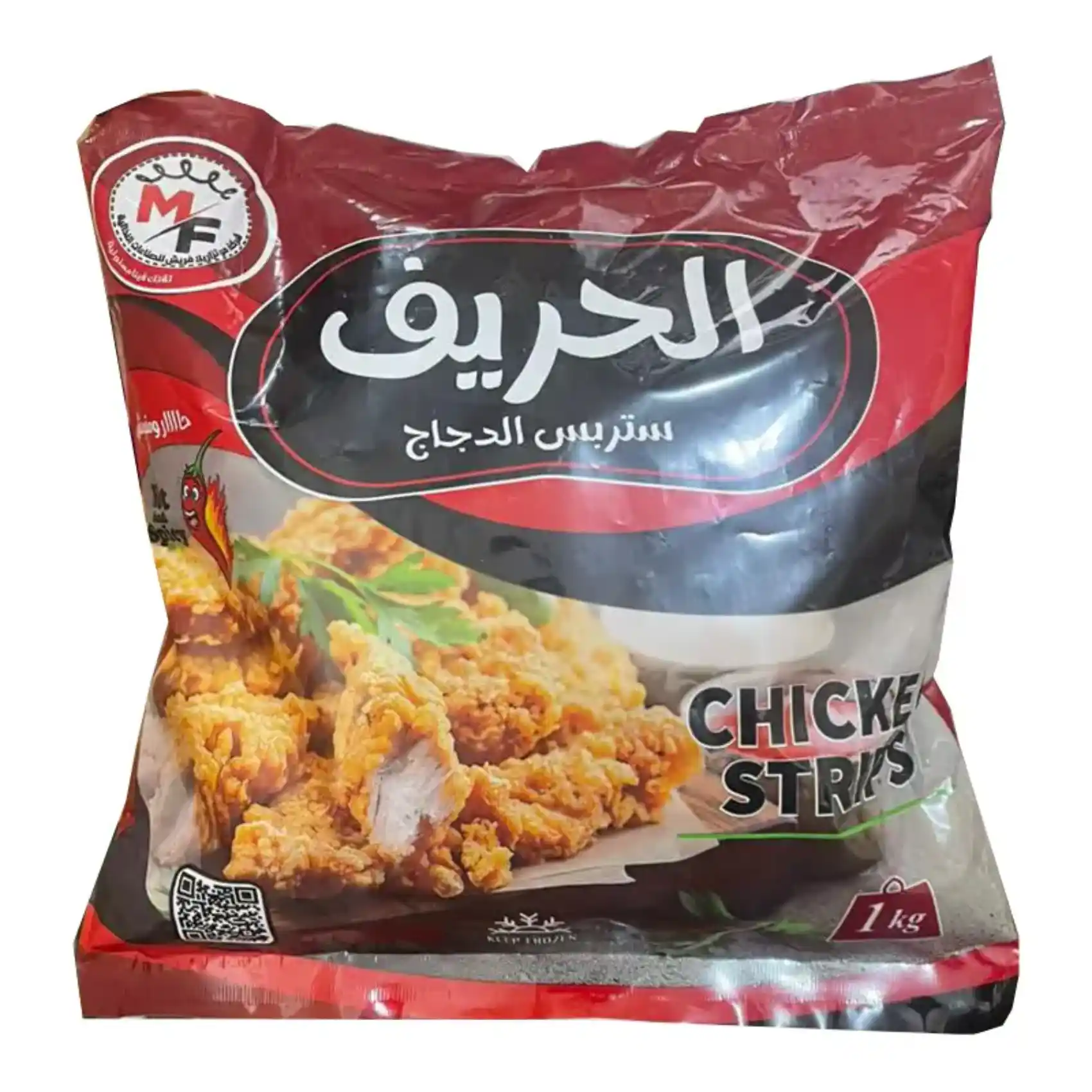 الحريف ستربس الدجاج حار - 1 كجم